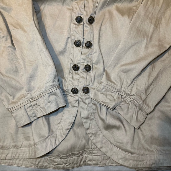 Roz & Ali Tan Button-Up Utility Jacket 2X - Picture 13 of 13
